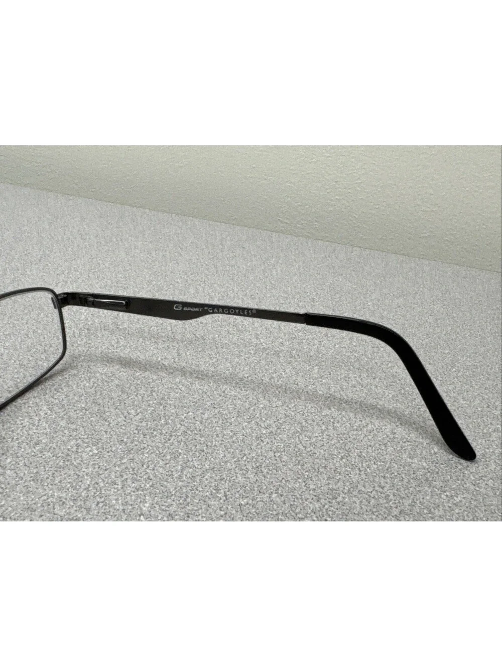 Gargoyle Voyager G Sport Gunmetal Eyeglasses Rectangle Frames 54[]17-140